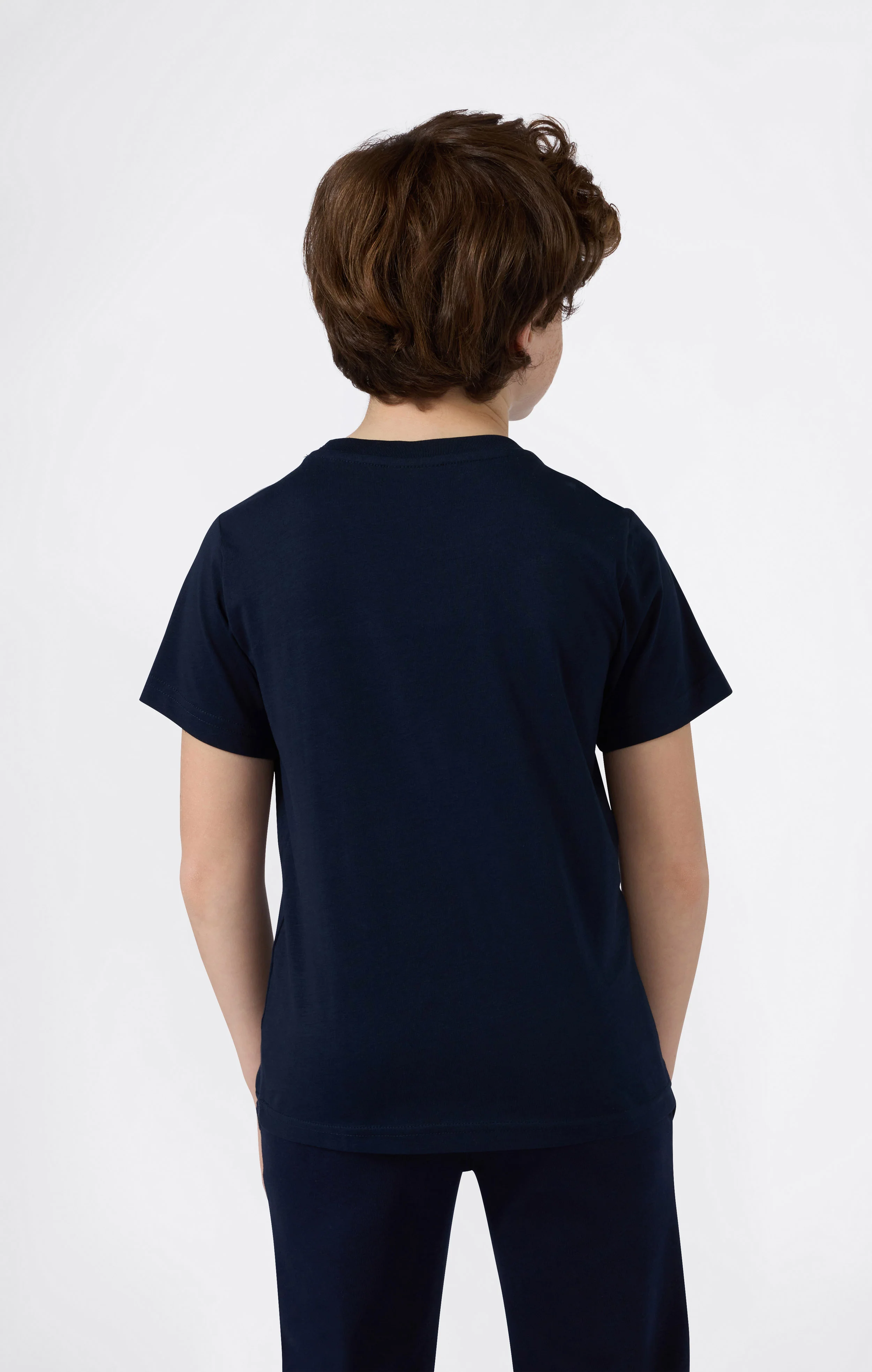 Boys’ Crewneck Small Script Logo T-Shirt Icons - Image 3