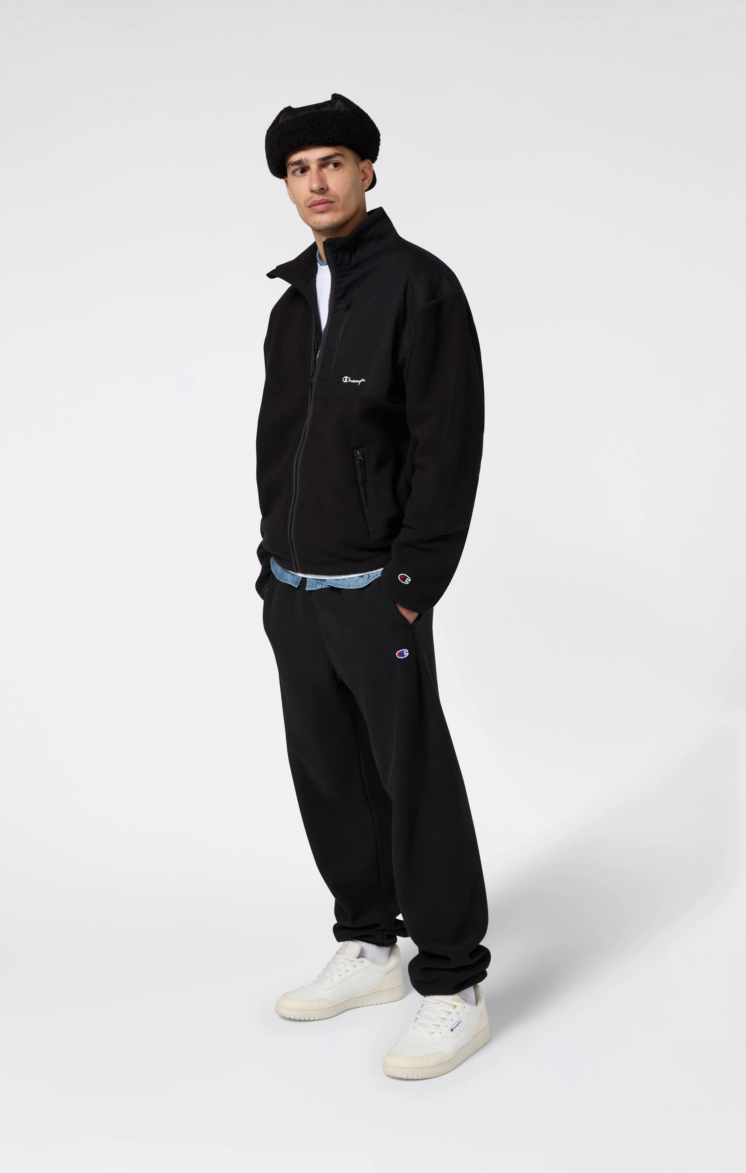 Men’s Lightweight Jogger Pants with Elastic Cuff Reverse Weave - Image 3